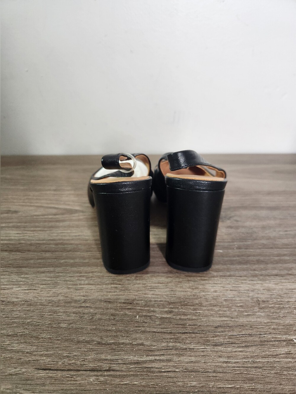 FOGEENA Matte Night Club Slip On Dress Square Toe Heels - Picture 4 of 7